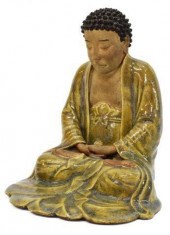 CHINESE SANCAI SEATED MEDITATI