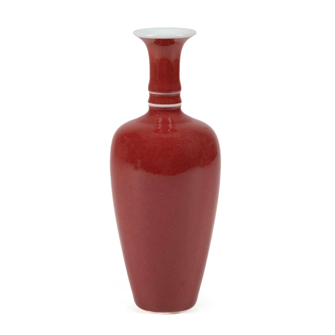 CHINESE SANG DE BOEUF GLAZED WILLOW