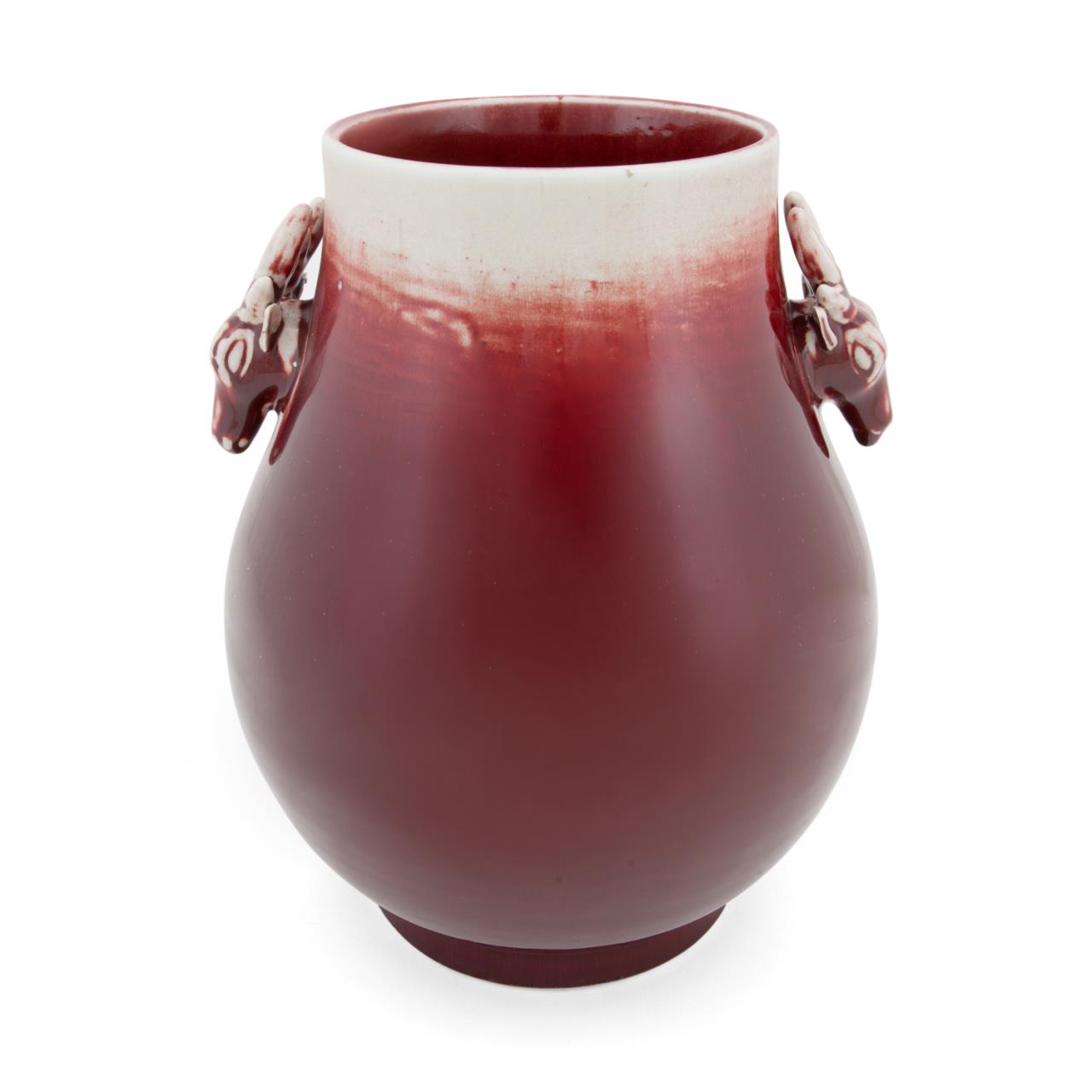 CHINESE SANG DE BOEUF HU VASE