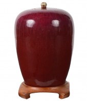 CHINESE SANG DE BOEUF LIDDED F