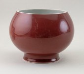CHINESE SANG DE BOEUF PORCELAI