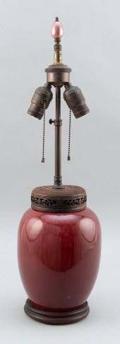 CHINESE SANG DE BOEUF PORCELAI