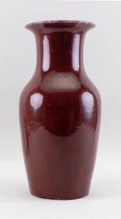 CHINESE SANG DE BOEUF PORCELAI