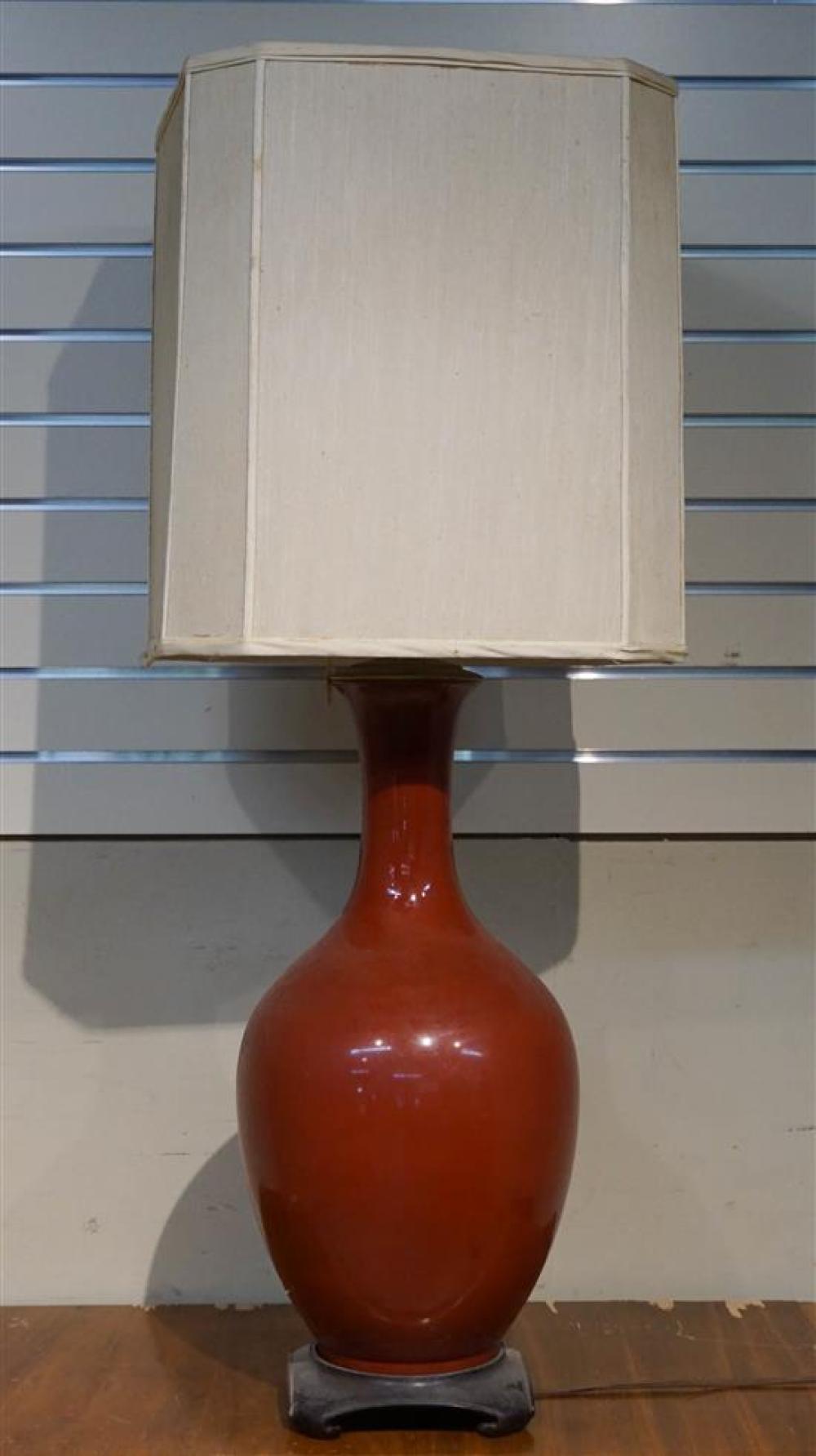 CHINESE 'SANG DE BOUEF' PORCELAIN
