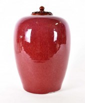 CHINESE SANG DE BOUEF PORCELAI