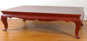 CHINESE SCARLET LACQUER COFFEE