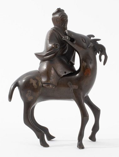 CHINESE SCHOLAR AND DEER