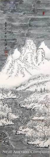 Chinese School 20th c. "Snow F