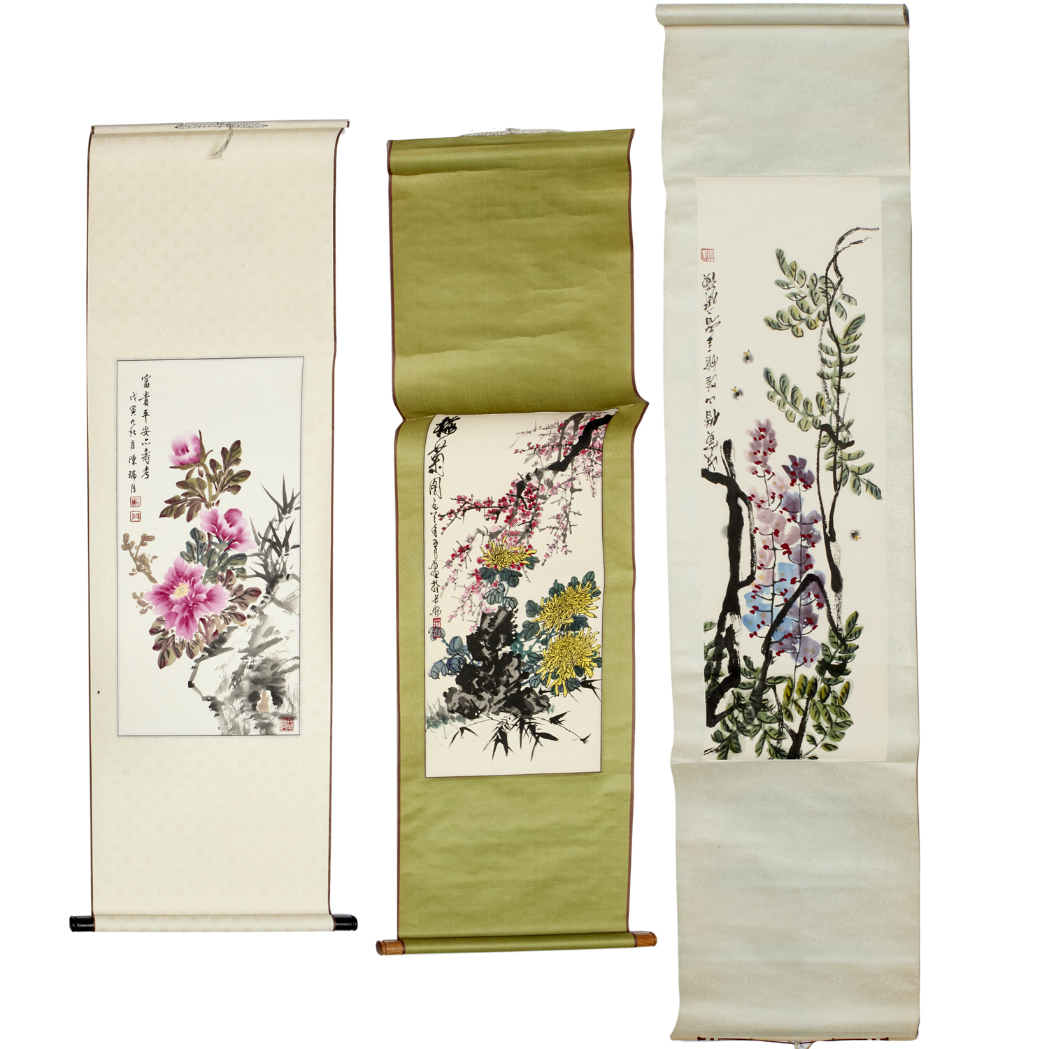 CHINESE SCHOOL, (3) SCROLL