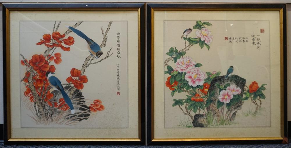 CHINESE SCHOOL, BIRDS ON BRANCH,