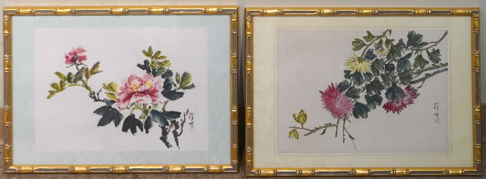 CHINESE SCHOOL, FLOWERING BRANCHES,
