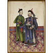 CHINESE SCHOOL, PITH PAINTING