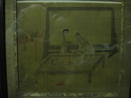 CHINESE SCHOOL  qing dynasty 