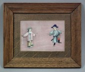 Chinese School - Two paintings