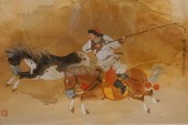 CHINESE SCHOOL, WARRIOR ON HOR