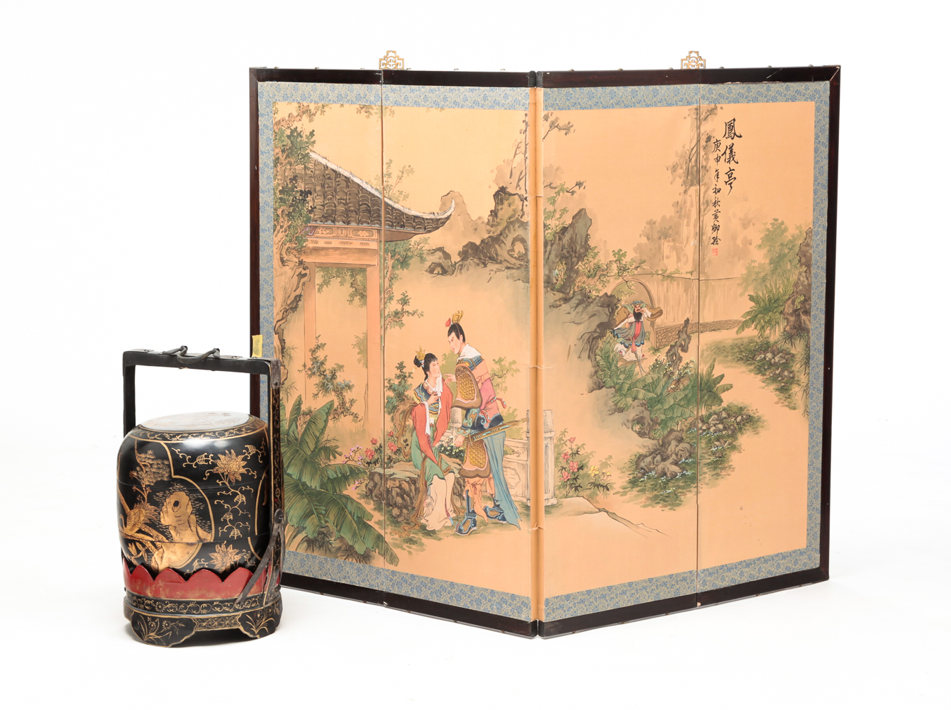 CHINESE SCREEN AND WEDDING