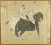 CHINESE SCROLL AFTER HAN GAN "