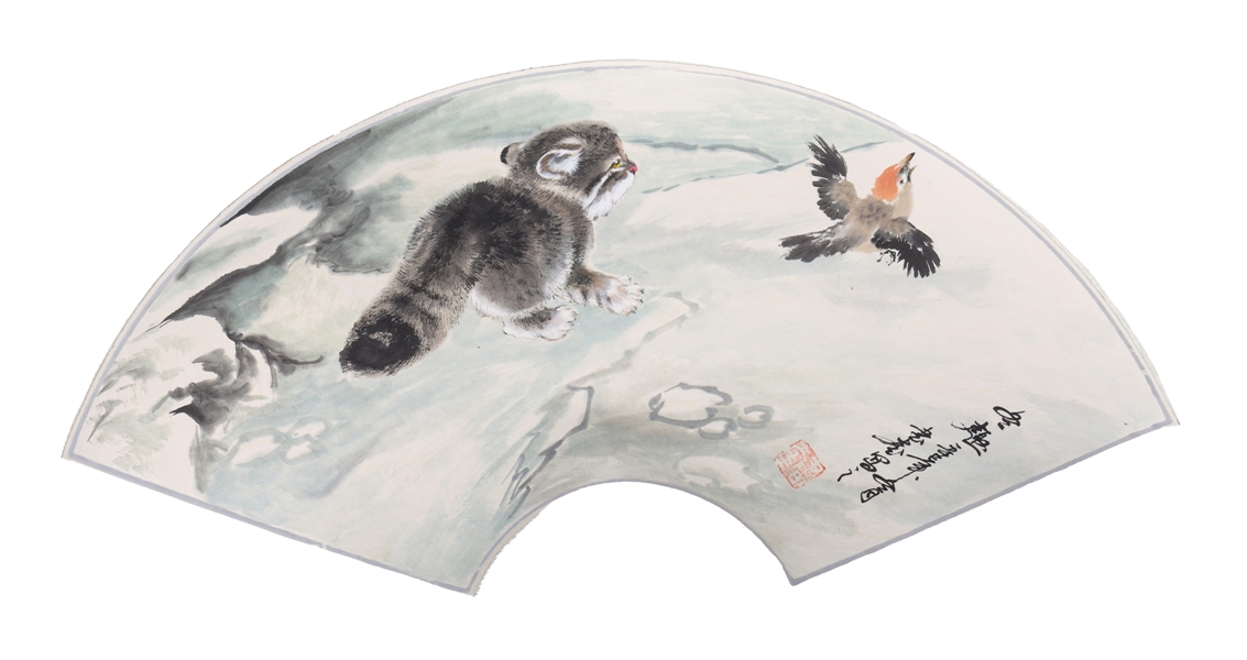 Chinese scroll, Liu Shukui,