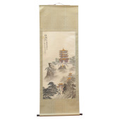 CHINESE SCROLL PAINTING OF A M