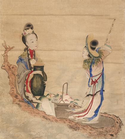Chinese scroll    qing dynasty   