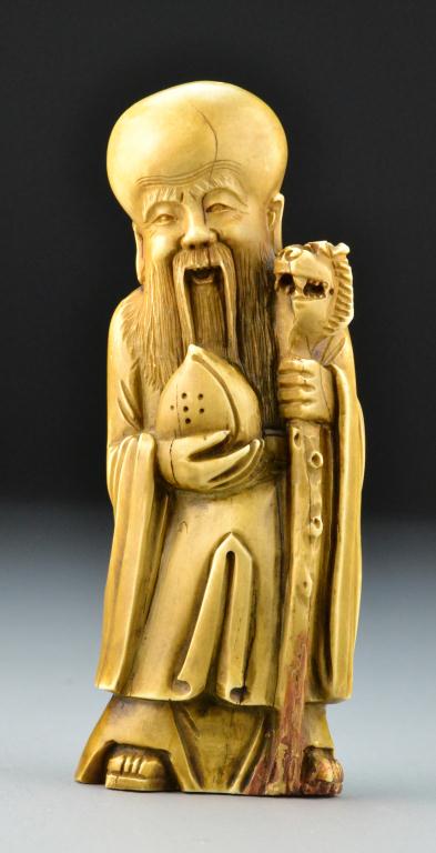 Chinese Sculpture Depicting