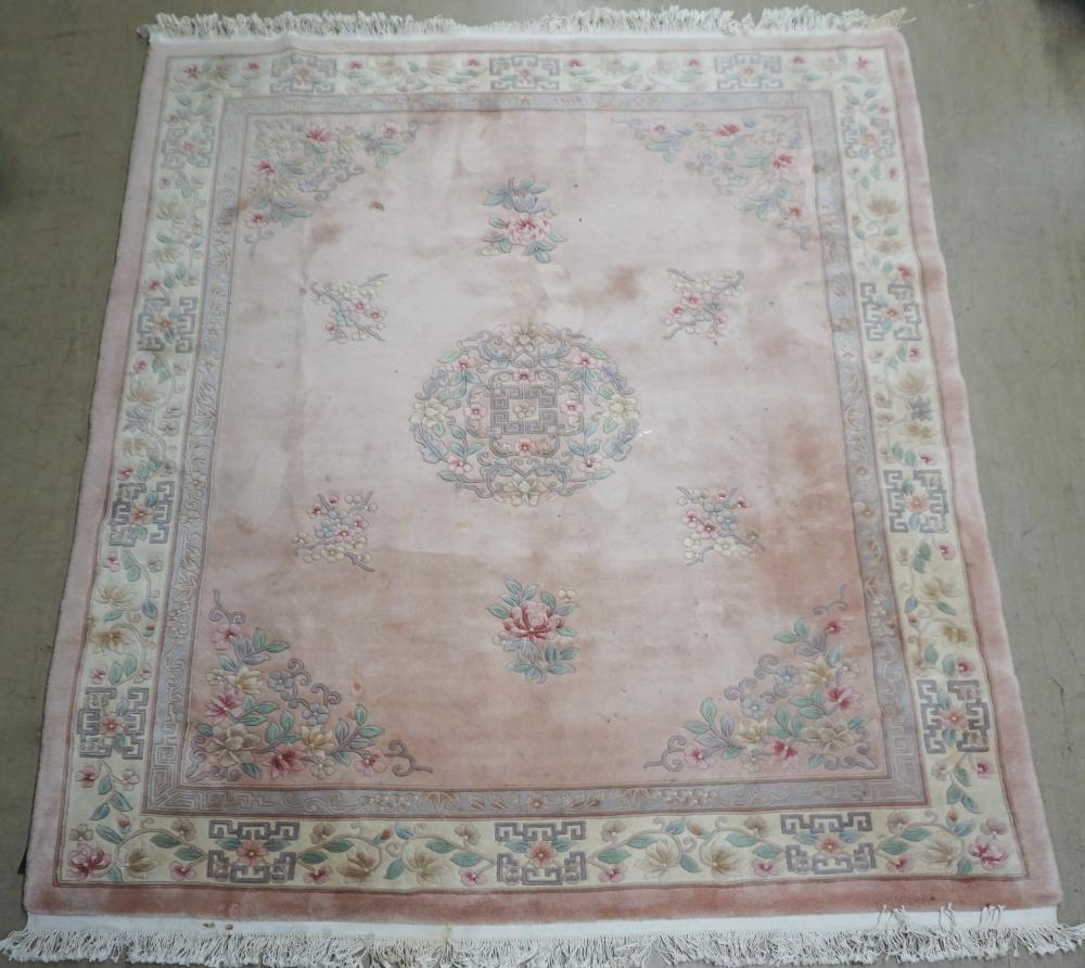 CHINESE SCULPTURED RUG, 10 FT X 7