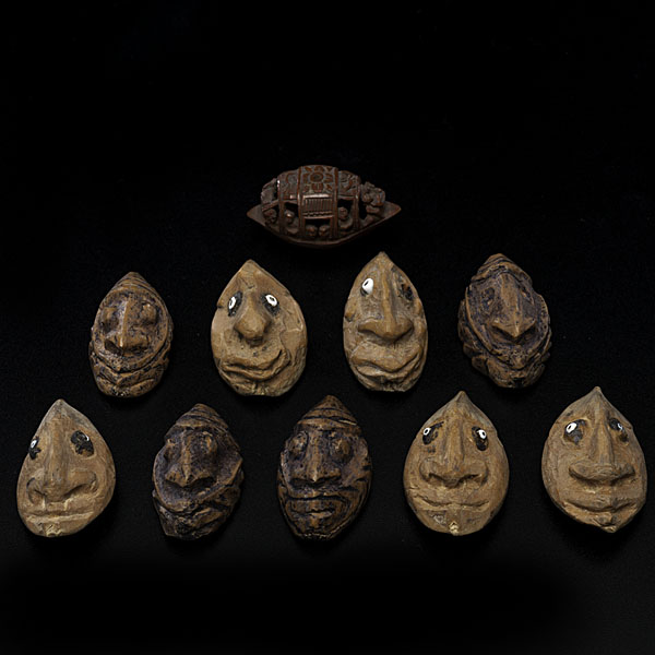 Chinese Seed Carvings Chinese  20th