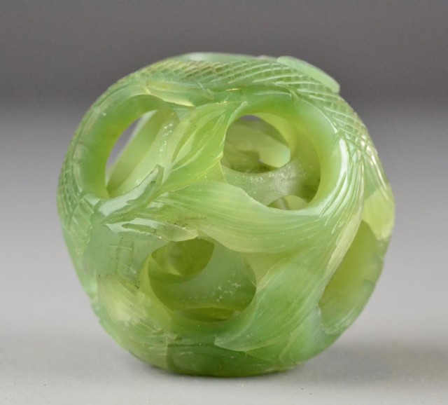 Chinese Serpentine Jade Puzzle