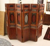 CHINESE SEVEN-PANEL CARVED WOO
