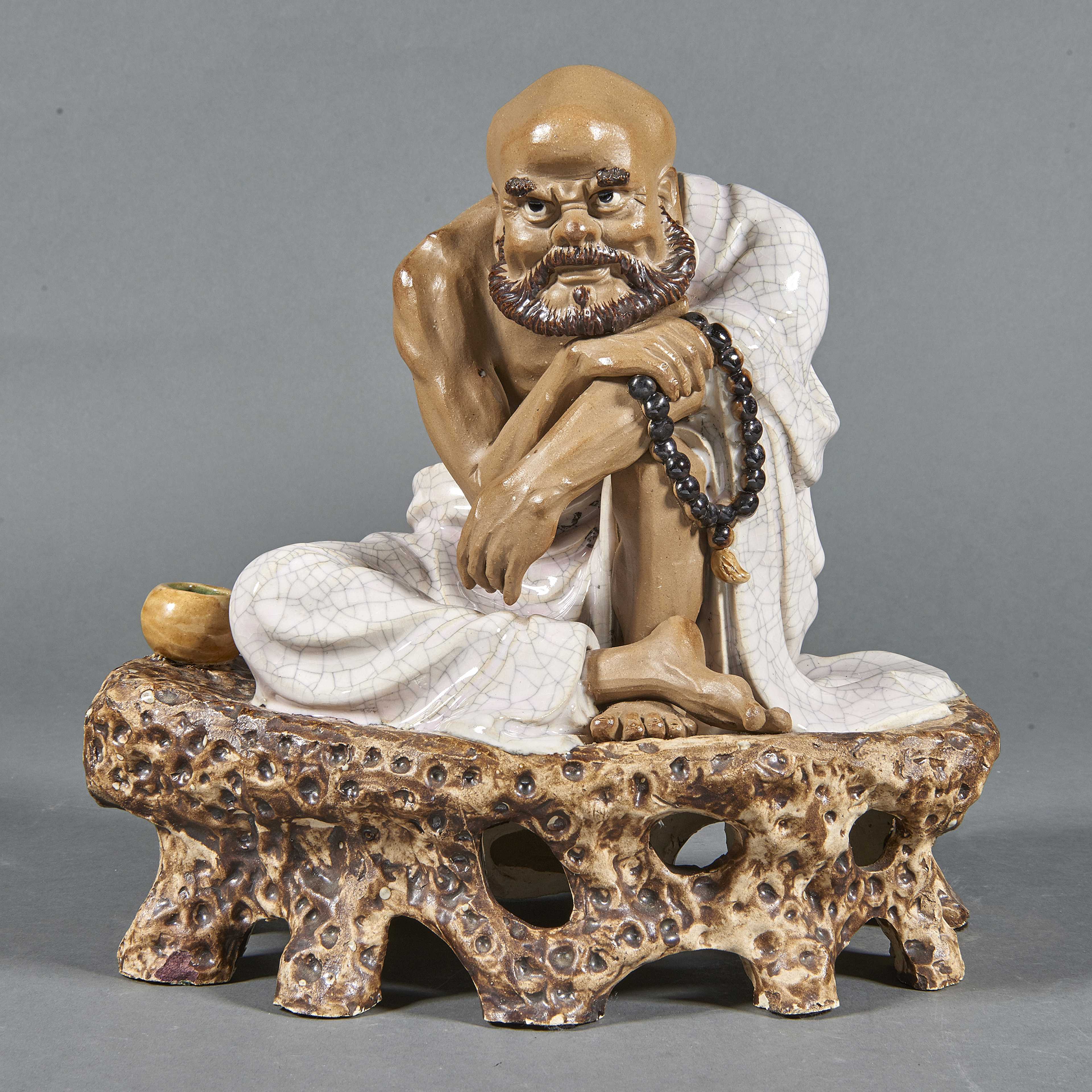 CHINESE SHIWAN GLAZED FIGURE