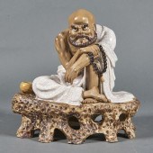 CHINESE SHIWAN GLAZED FIGURE C