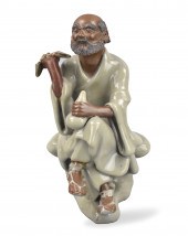 CHINESE SHIWAN WARE FIGURE OF