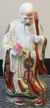 CHINESE ‘SHOU XING’ PORCELAIN