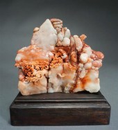 CHINESE SHOUSHAN STONE CARVING