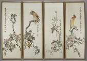 Chinese Shu School four panel