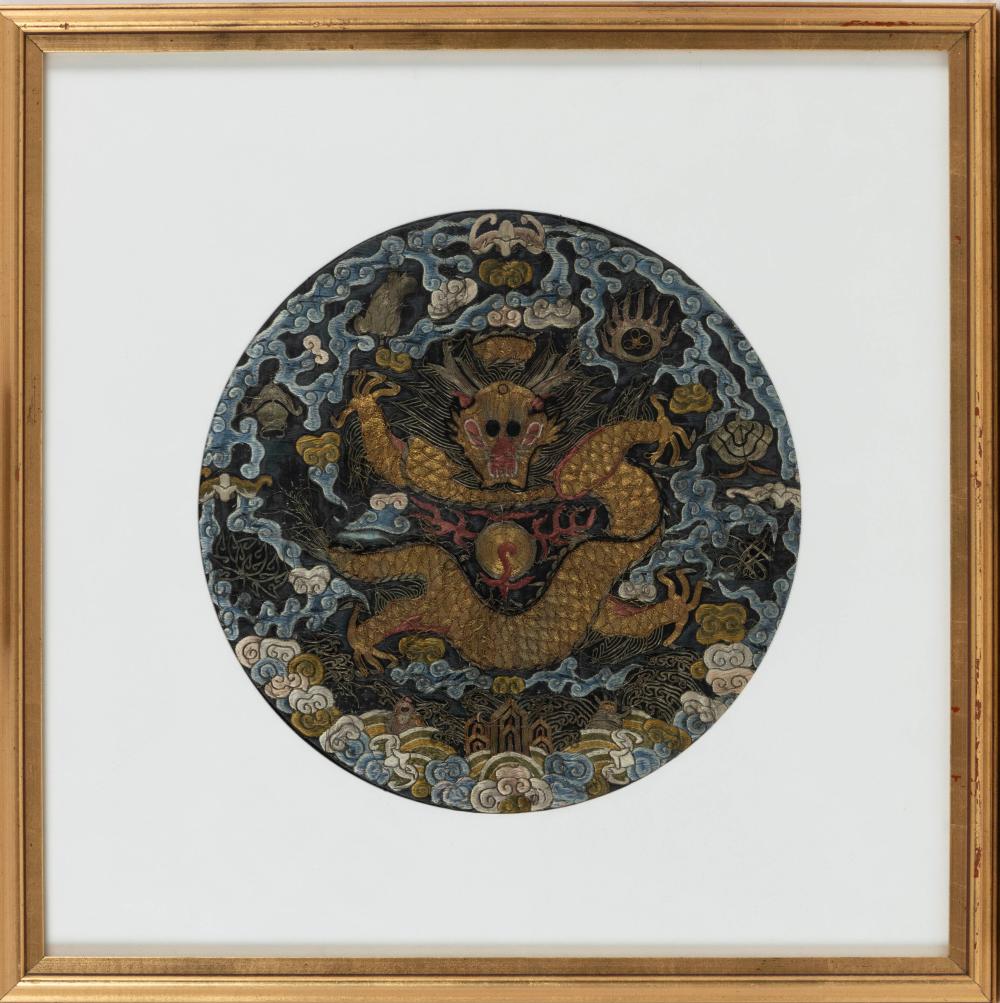 CHINESE SILK AND METALLIC