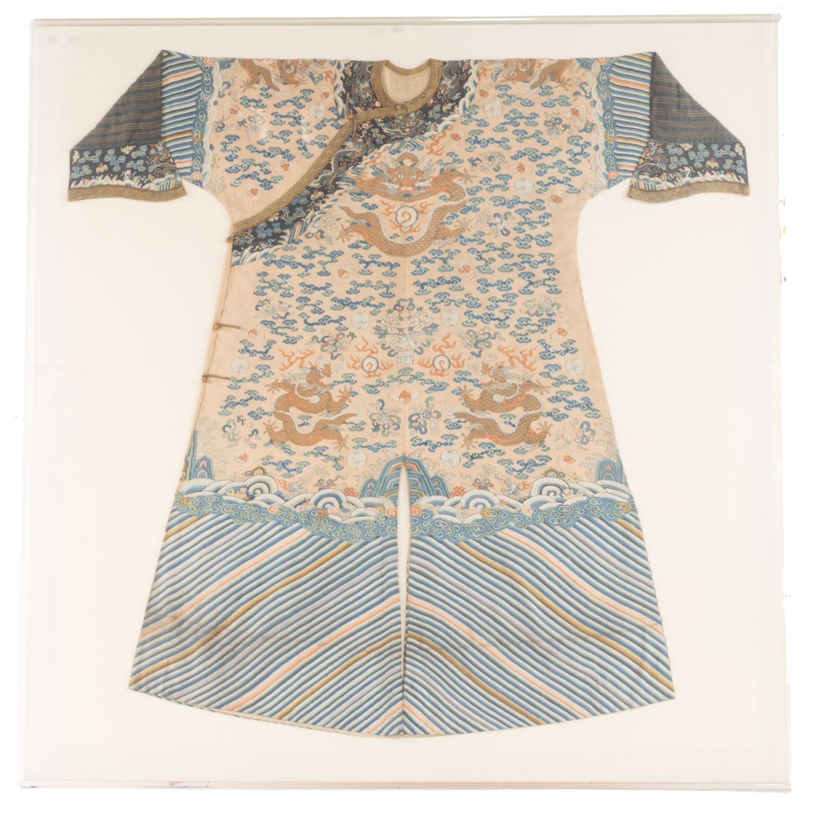 CHINESE SILK & BROCADE TUNIC,