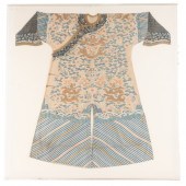 CHINESE SILK & BROCADE TUNIC,
