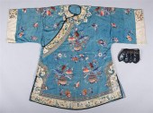 CHINESE SILK DAMASK AND EMBROI