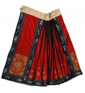 CHINESE SILK EMBROIDERED AND G