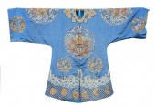 CHINESE SILK EMBROIDERED DRAGO