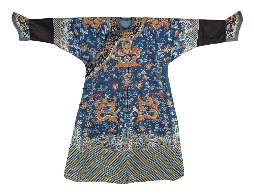 CHINESE SILK EMBROIDERED IMPERIAL