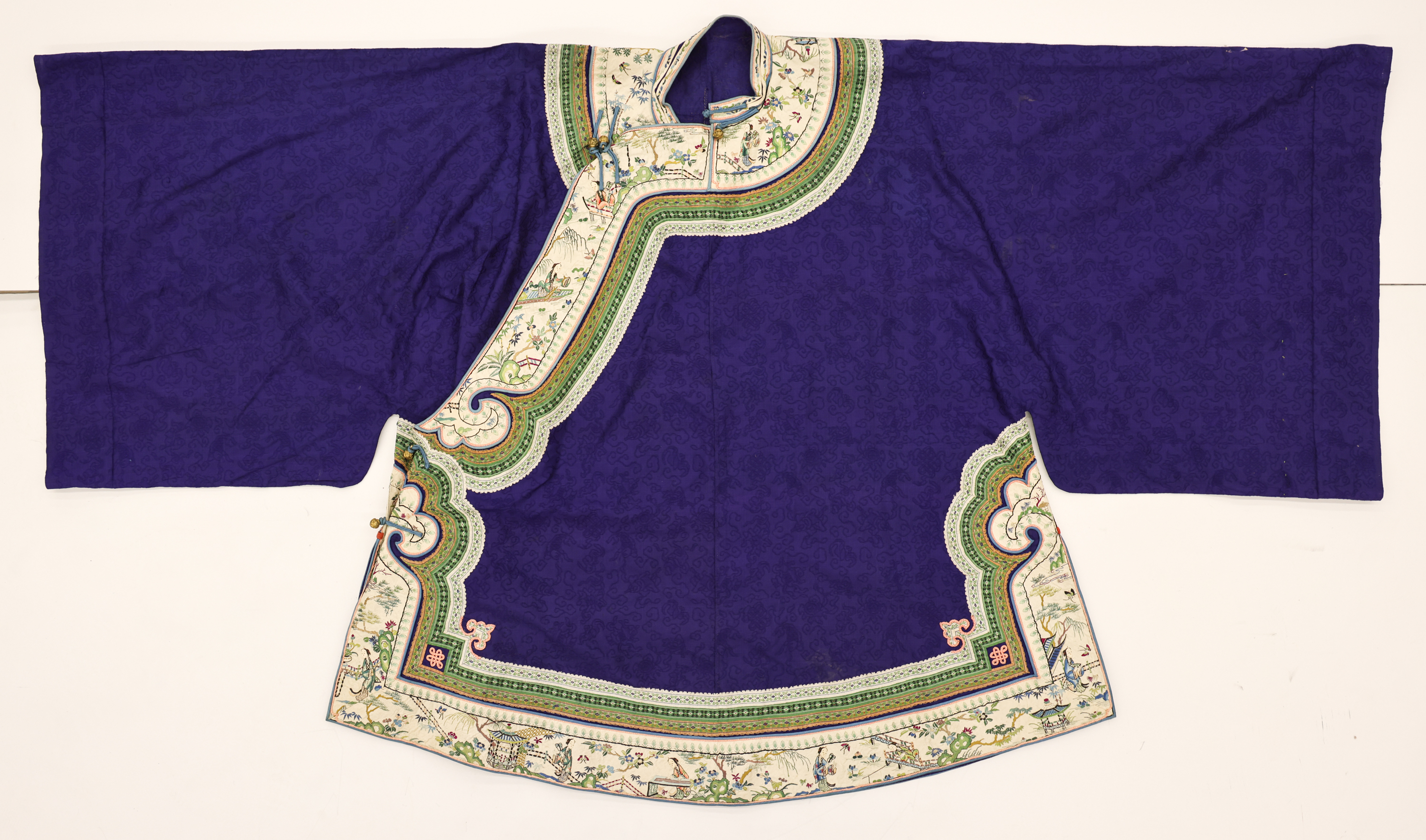Chinese Silk Embroidered Mandarin