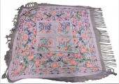 CHINESE SILK EMBROIDERED PIANO