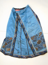 CHINESE SILK EMBROIDERED SKIRT