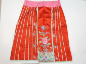 CHINESE SILK EMBROIDERED SKIRT