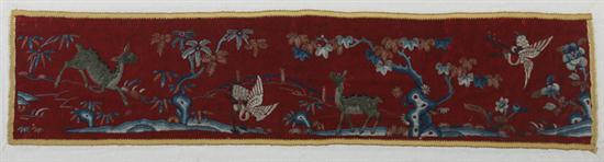 CHINESE SILK EMBROIDERED TEXTILE