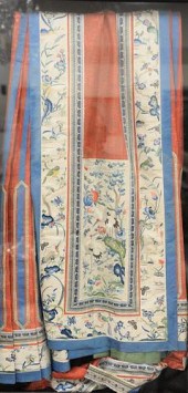 CHINESE SILK EMBROIDERED WALL