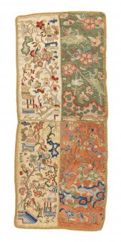 CHINESE SILK FORBIDDEN STITCH