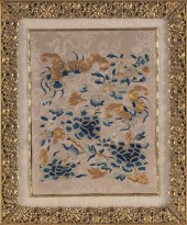 CHINESE SILK FORBIDDEN STITCH